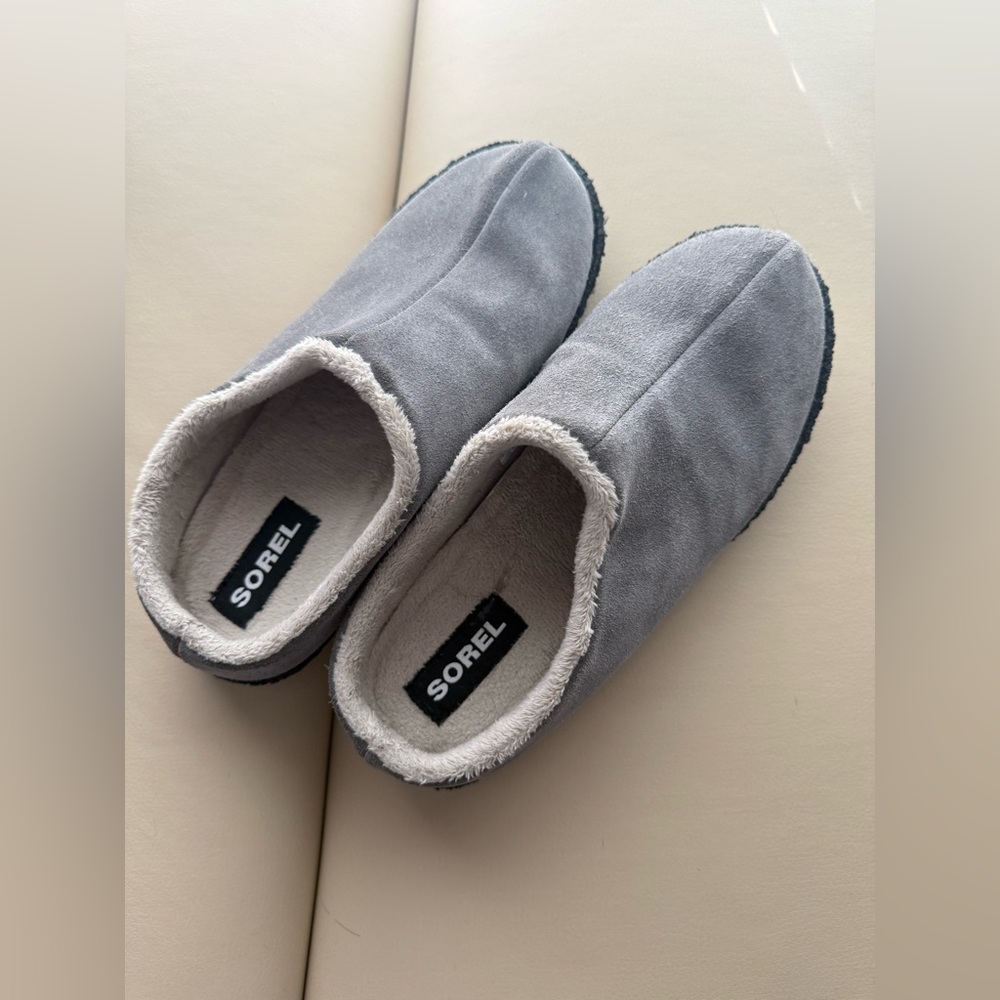 Sorel big kids Gray Slippers